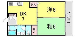 ハイツRISAの物件間取画像